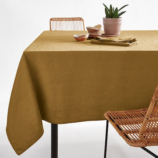La Redoute Interieurs Τραπεζομάντηλο Καφέ 170x350εκ.
