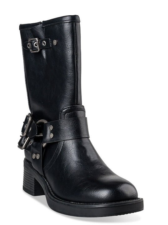 Envie Shoes Cizme Biker Negre E49-20142-34