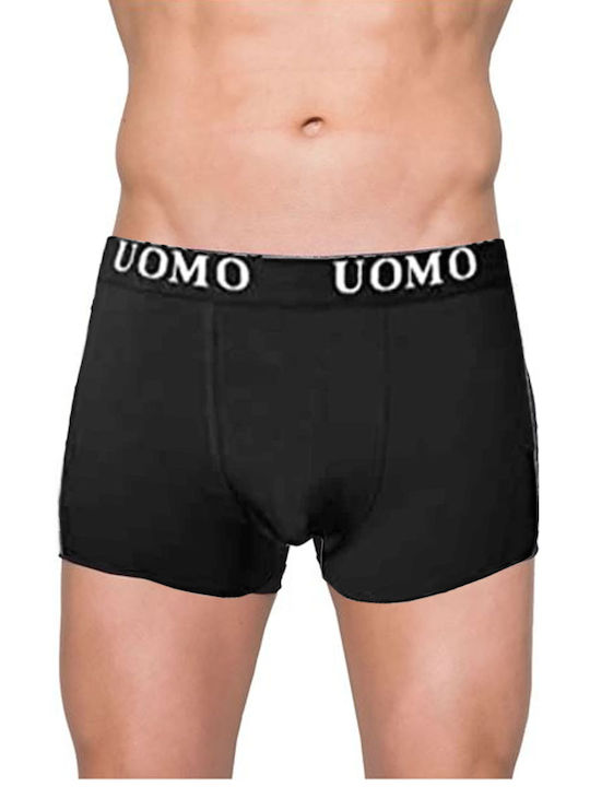 Uomo Men's Boxers 6Pack BLACK-BLUE-ANTHRACITE