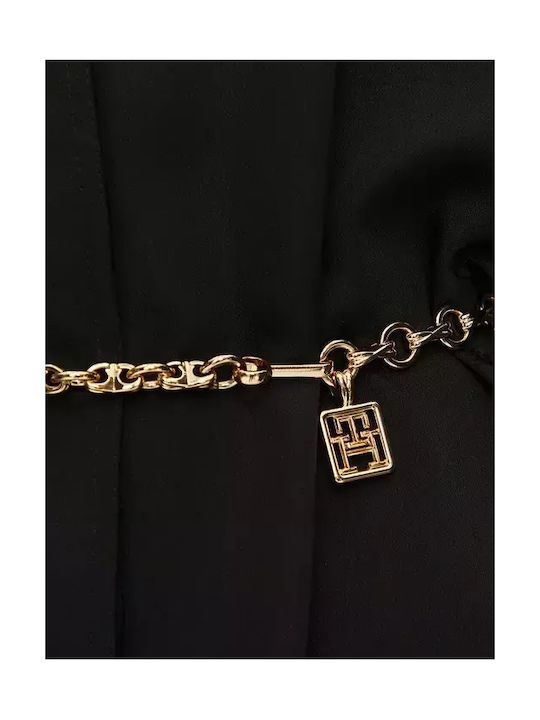 Tommy Hilfiger Women's Belt Chain Gold