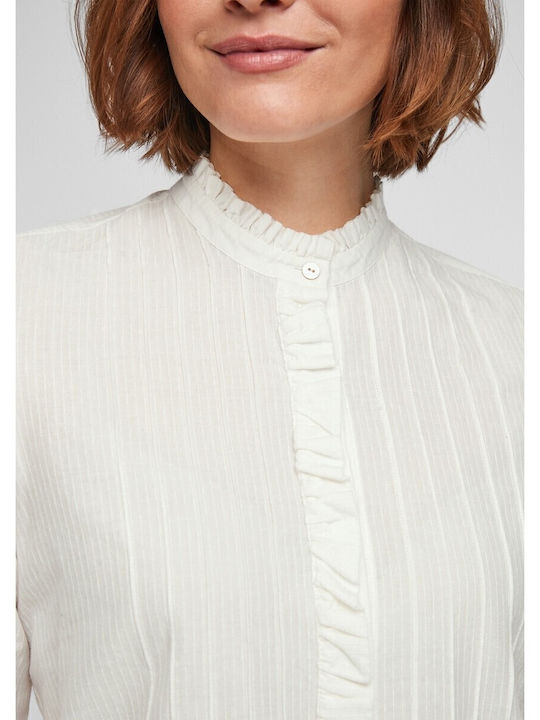 Women's Long Sleeve Shirt White