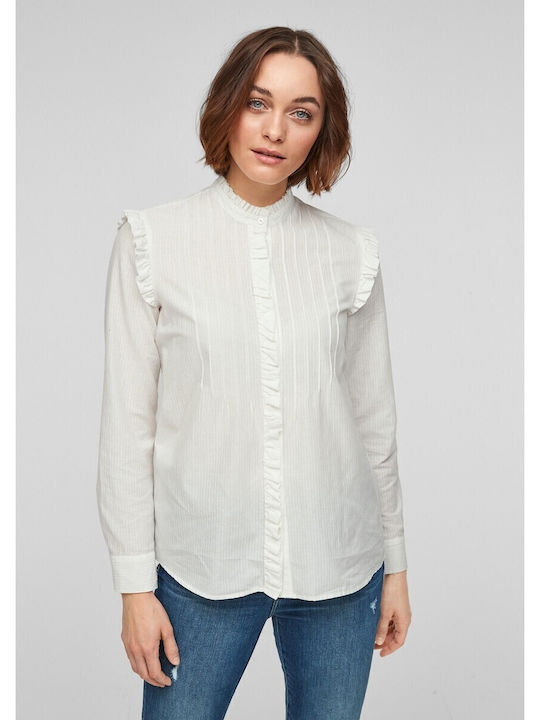 Women's Long Sleeve Shirt White