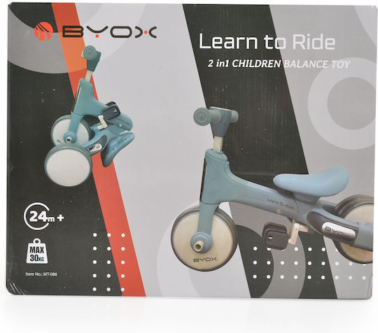 Byox Kids Balance Bike White