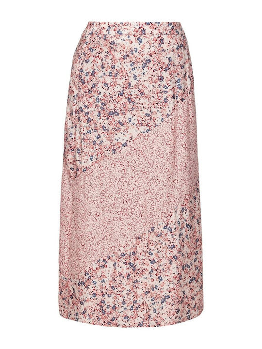 s.Oliver Midi Skirt in Pink Color