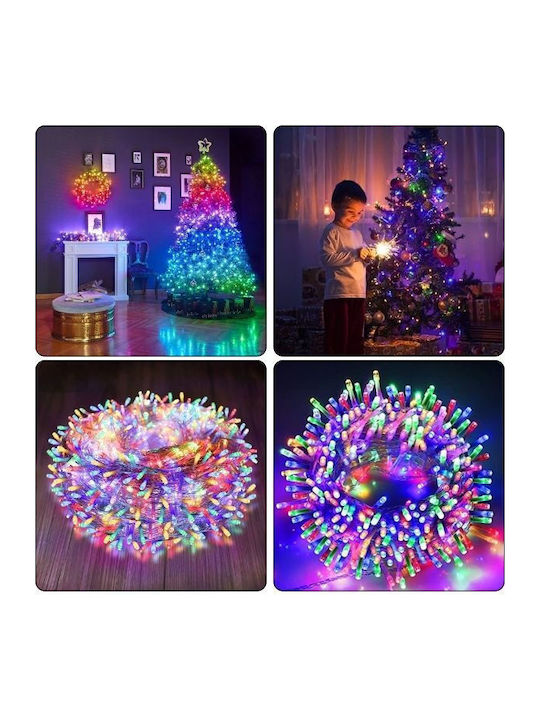 100 Λαμπάκια LED 10μ. Πολύχρωμα σε Σειρά