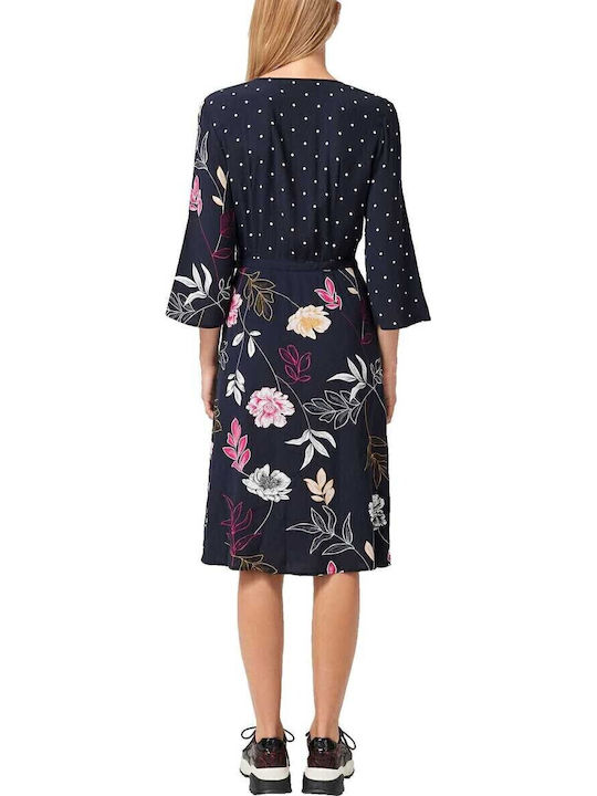 Midi Dress Navy Blue