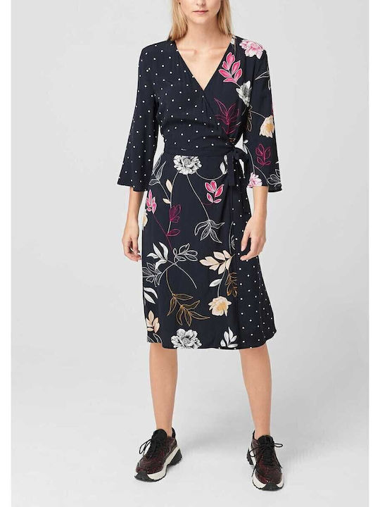 Midi Dress Navy Blue