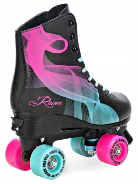 Adjustable Roller Skates Raven Serena Turquoise Pink L 39-42