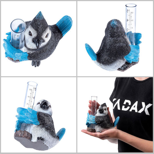 Kadax Rain Gauge Rainfall Meter Accumulation Decorative Garden Bird