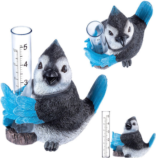 Kadax Rain Gauge Rainfall Meter Accumulation Decorative Garden Bird
