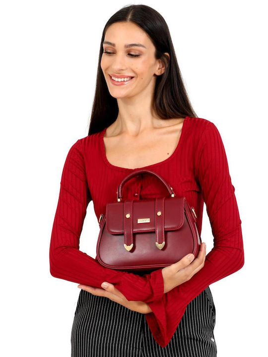 Doca Damen Tasche Hand Rot