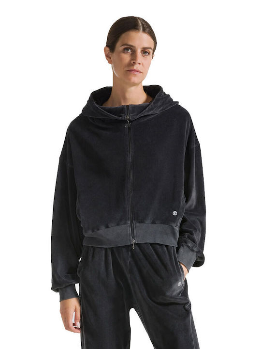 Deha Women's Hooded Cardigan Black