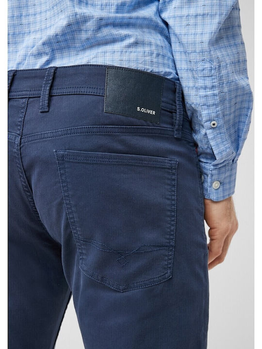 Trousers in Slim Fit Blue