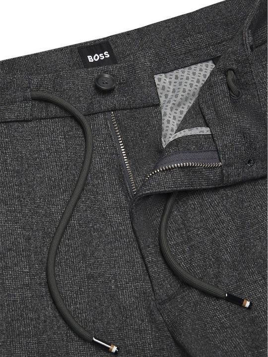 Hugo Boss Men's Trousers in Regular Fit Dark Grey