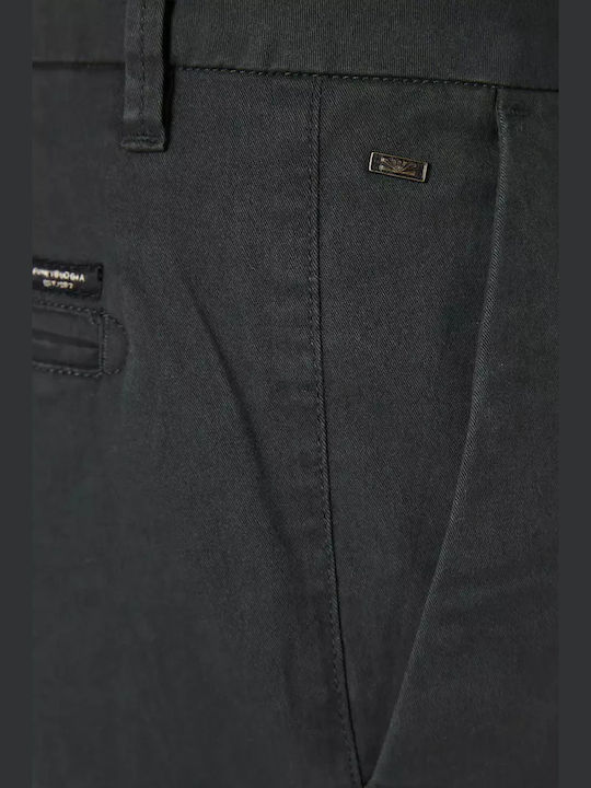 Trousers Chino Elastic in Regular Fit Chicory Coffee
