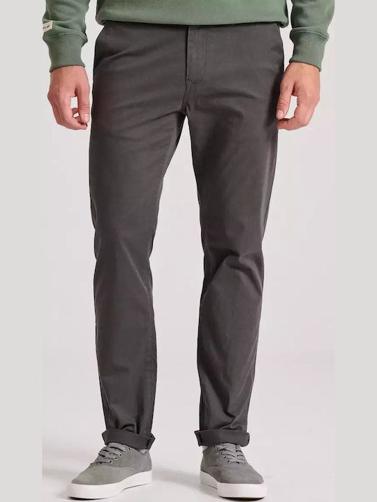 Trousers Chino Elastic in Regular Fit Chicory Coffee