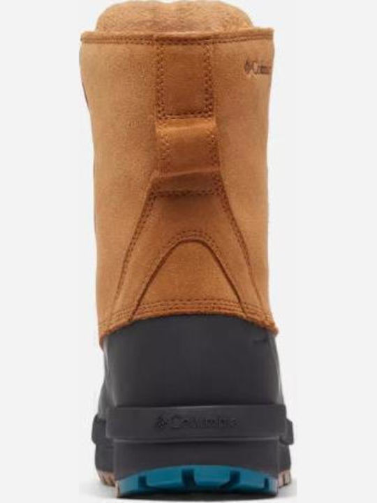 Moritza Shield Omiheat Suede Γυναικείες Μπότες Χιονιού Καφέ