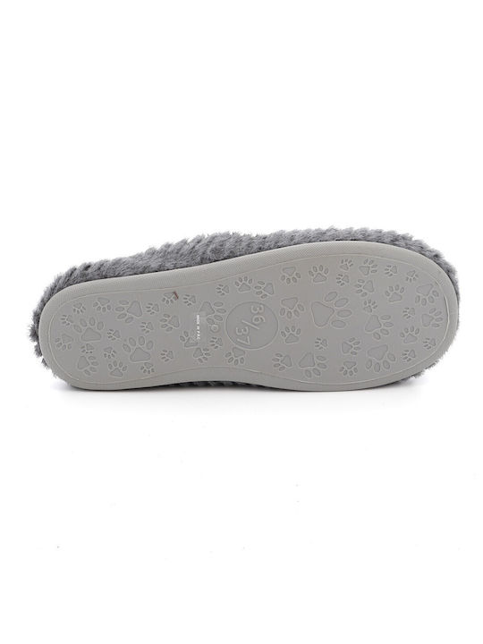 Parex Winter Women's Slippers in Gray color