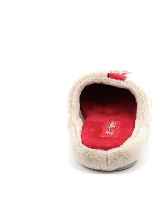 Popeye Winter Women's Slippers Beige