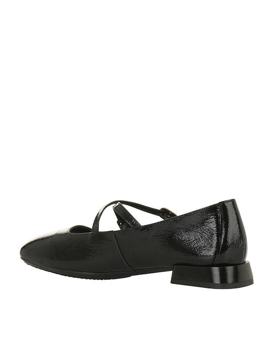 Desiree Shoes Damen Ballerinas aus Lackleder in Schwarz Farbe