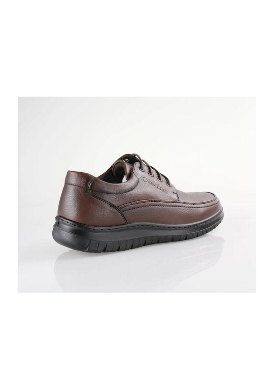 Cockers Men's Synthetic Leather Casual Shoes Brown