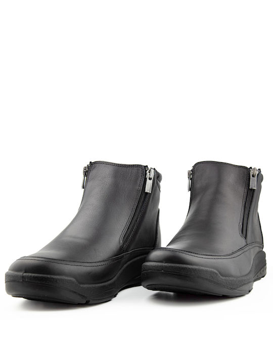 Boxer Men's Leather Boots Black