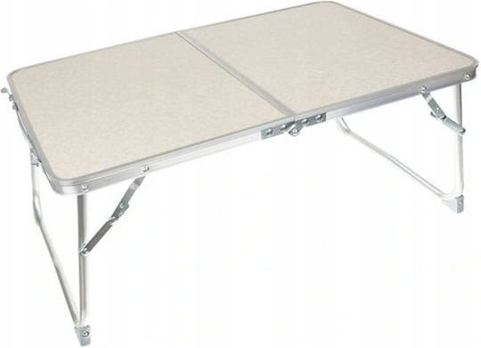 Сгъваема метална маса градинска плажна пикник MDF плот 60x40x27см R