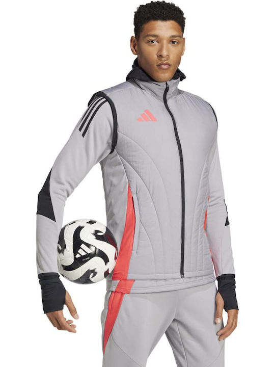 Tiro24 Competition Sleeveless Athletic Jacket Gray