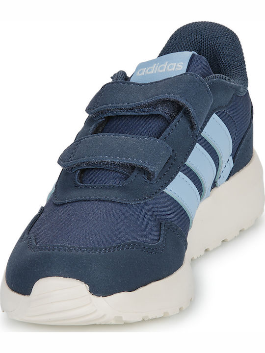 Run 60s Kinder Sneakers mit Klettverschluss Blau
