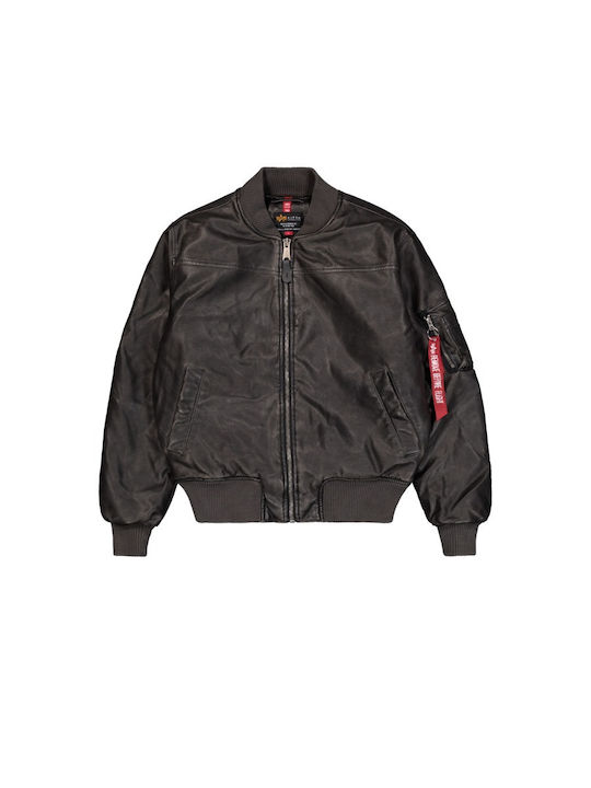 Alpha Industries Ma-1 Fl Geci Bărbați Bomber Negru 148131-03