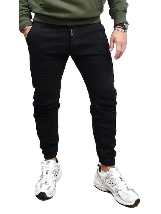 Ibiza Herren Jeanshose mit Loose Passform Schwarz