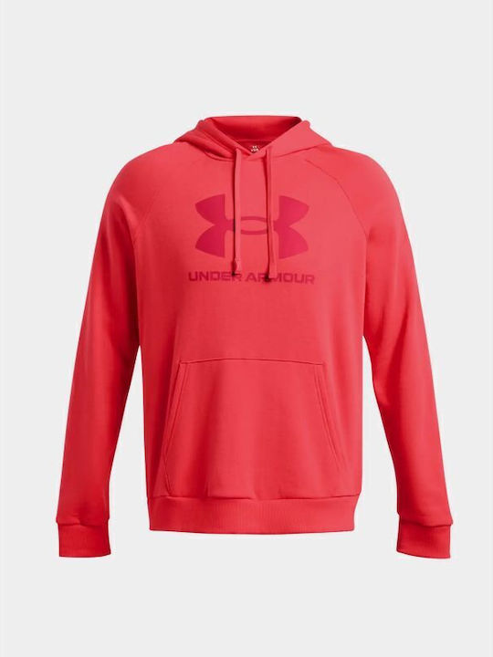 Rival Sweatshirt with Hood Red