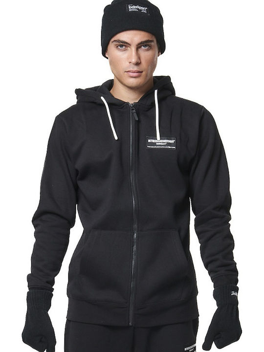 Beanie Unisex Σκούφος Πλεκτός σε Μαύρο χρώμα