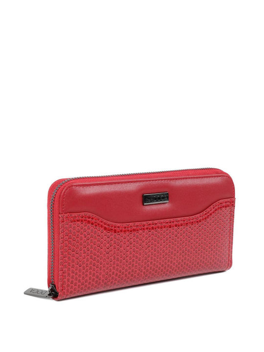 Doca Large Women's Wallet Red