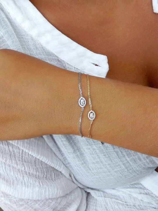 Damen Armband Weißgold 14K Damen Armband Weißgold 14K