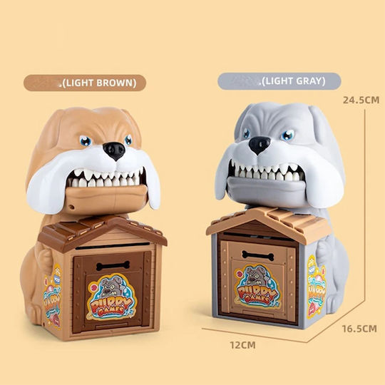 Children's Money Box Plastic Gray