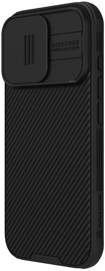 Nillkin Camshield Pro Magnetic Umschlag Rückseite Kunststoff / Silikon 1mm Schwarz (iPhone 17 Pro / iPhone 16 Pro)