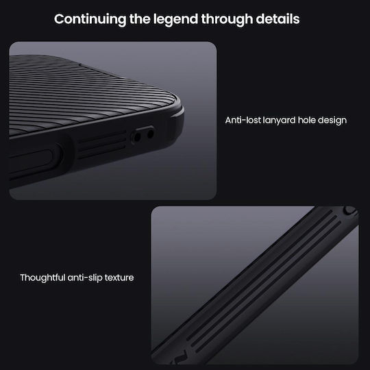Nillkin Camshield Pro Magnetic Umschlag Rückseite Kunststoff / Silikon 1mm Schwarz (iPhone 17 Pro / iPhone 16 Pro)