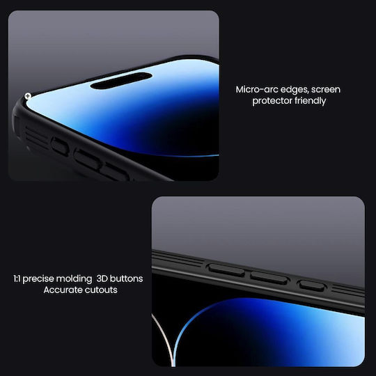 Nillkin Camshield Pro Magnetic Umschlag Rückseite Kunststoff / Silikon 1mm Schwarz (iPhone 17 Pro / iPhone 16 Pro)