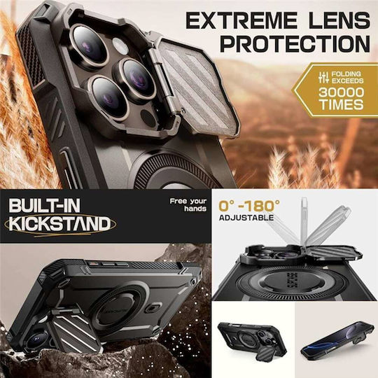 Supcase Unicorn Beetle Mag Xt Back Cover Plastic / Silicone Black (iPhone 16 Pro)