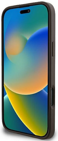 Guess Umschlag Rückseite Synthetisches Leder Braun (iPhone 17 Pro Max / iPhone 17 Pro / iPhone 16 Pro Max)