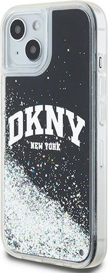 DKNY Liquid Back Cover Plastic / Silicon Negru (iPhone 13)