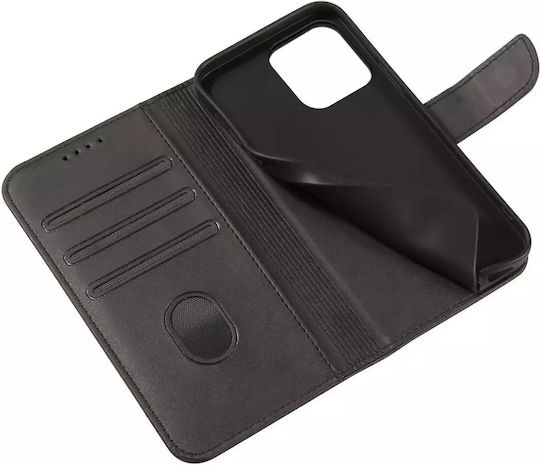Hurtel Magnet Wallet Σιλικόνης Μαύρο (Oppo A98)