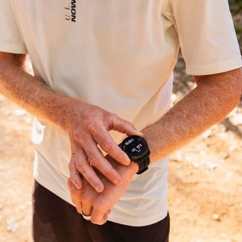 Suunto Race S Stainless Steel 45mm Waterproof Smartwatch with Heart Rate Monitor (Black)