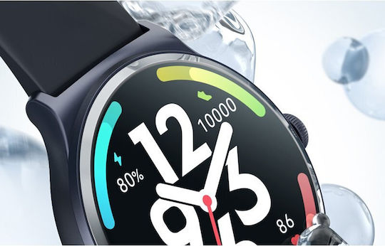 Haylou Solar Lite 46mm Smartwatch με Παλμογράφο (Μπλε)