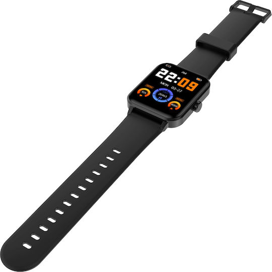 BlackView R30 Smartwatch με Παλμογράφο (Μαύρο)