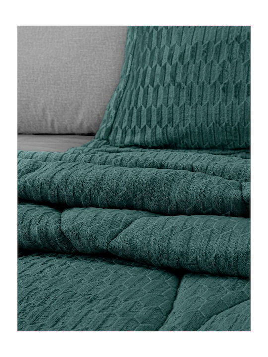 Guy Laroche Duvet Cover Set Queen 220x240cm Gali Emerald