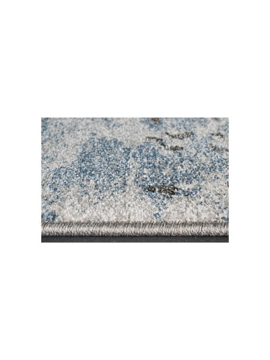 Bekas Carpets 034-0037-6151 Teppich Rechteckig Synthetisch,Polyester/Cotton/Leather Petrol Blau