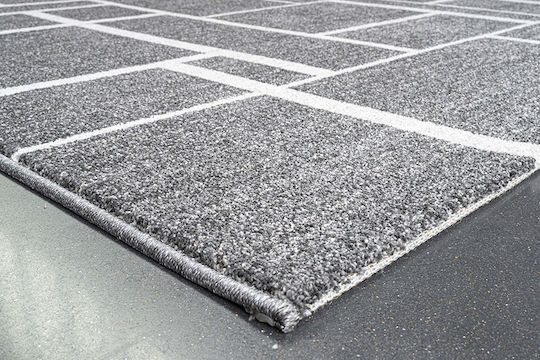 Bekas Carpets 034-0121-3161 Synthetisch,Polyester/Cotton/Leather Gray