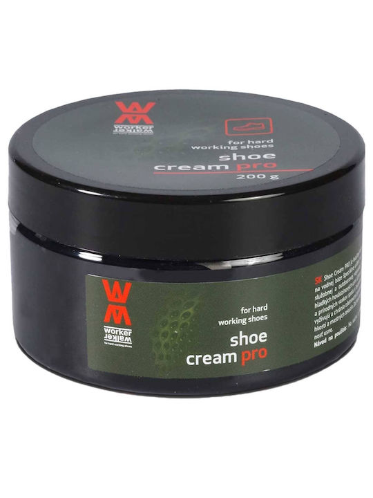 Κρέμα Γυαλίσματος Worker Walker Shoe Cream Pro Army Black 200g